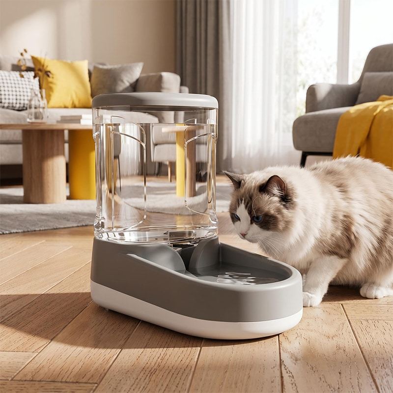 3.8L Automatic Pet Feeder & Water Fountain – Cat & Dog Food Dispenser - Image 6