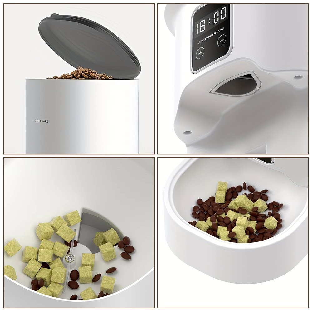 4L Pet Cat Feeder Automatic With Timer Food Dispenser For Cat Dog Food Feeding - Image 2