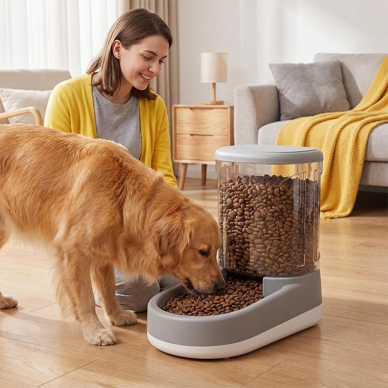 3.8L Automatic Pet Feeder & Water Fountain – Cat & Dog Food Dispenser - Image 8