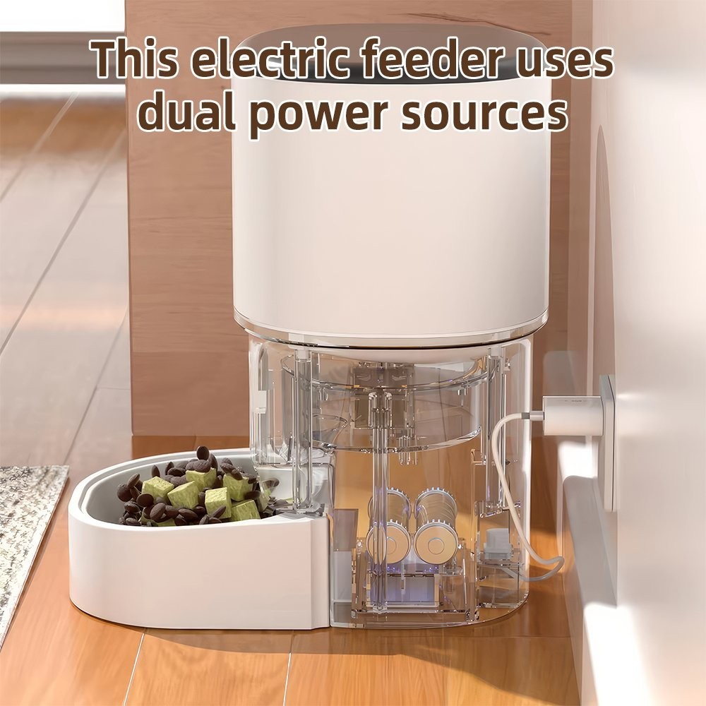 4L Pet Cat Feeder Automatic With Timer Food Dispenser For Cat Dog Food Feeding - Image 7