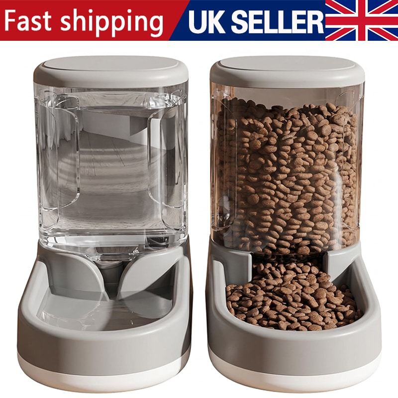 3.8L Automatic Pet Feeder & Water Fountain – Cat & Dog Food Dispenser - Image 4