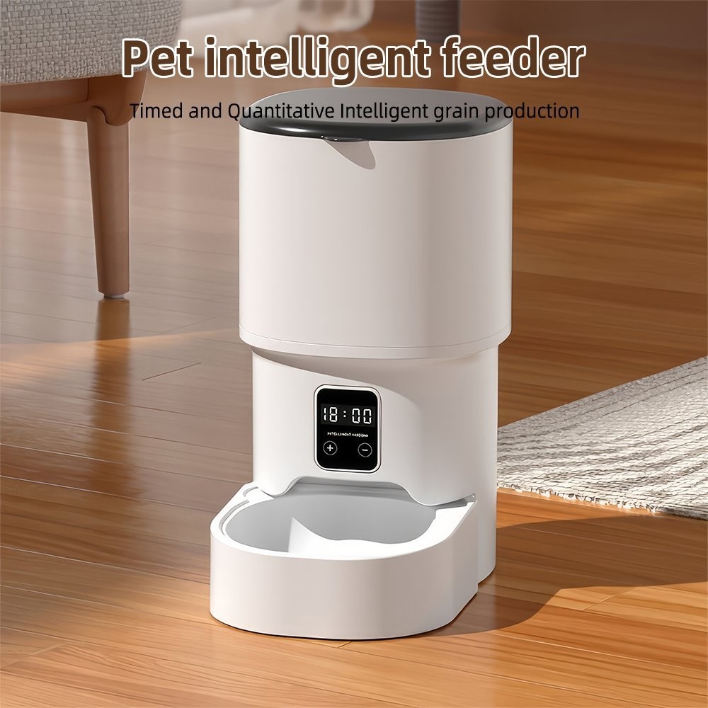 4L Pet Cat Feeder Automatic With Timer Food Dispenser For Cat Dog Food Feeding - Image 4